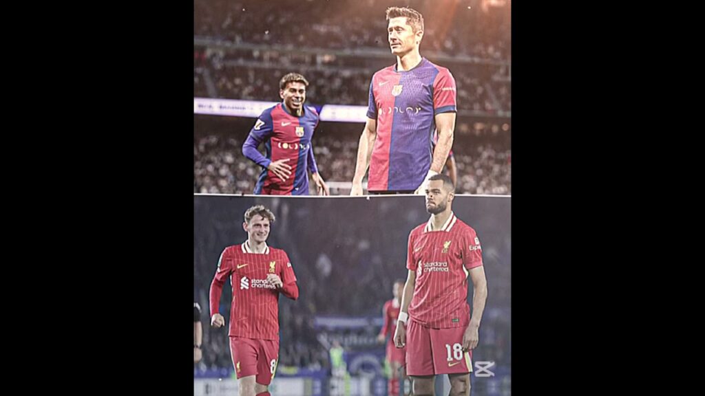 Cody Gakpo did the same celebration vs. Brighton that Robert Lewandowski did vs. Real Madrid where