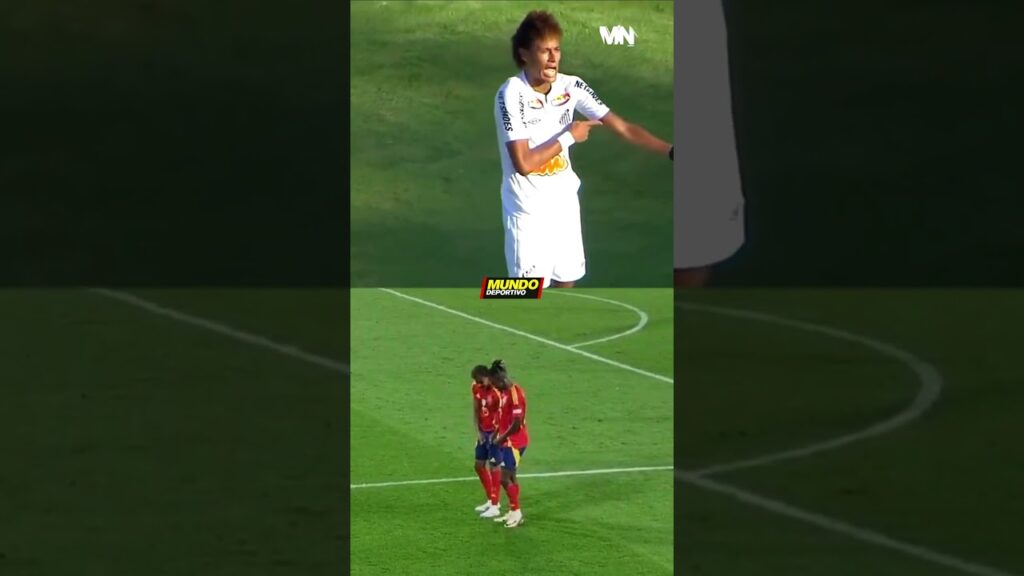 🕺✨ Lamine Yamal y Nico Williams homenajearon a Neymar bailando como él en el Santos #shorts