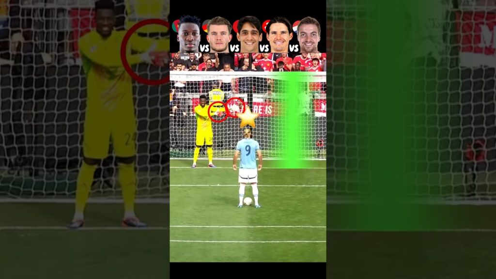 Onana VS Karius VS Y.Bono VS Zommer VS Krul 😲🧠 Goalkeeper Mind game Challenge