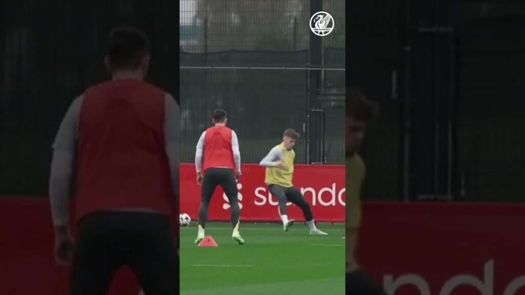 Ibrahima Konate in #LFC training after injury scare