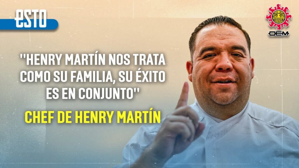 Henry Martín y sus secretos son revelados por su chef personal