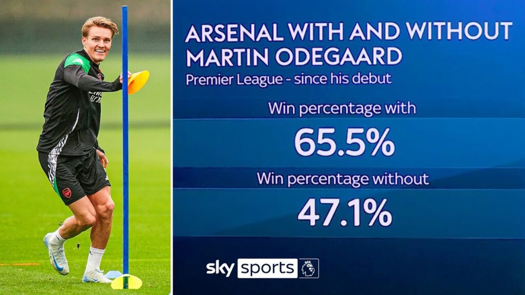 Odegaard back in Arsenal training | How much has he been missed?