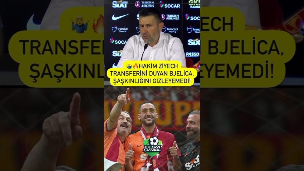 🔥🔥🔥Galatasaray’ın Hakim Ziyech transferini öğrenen Nenad Bjelica, şaşkınlığını gizleyemedi!