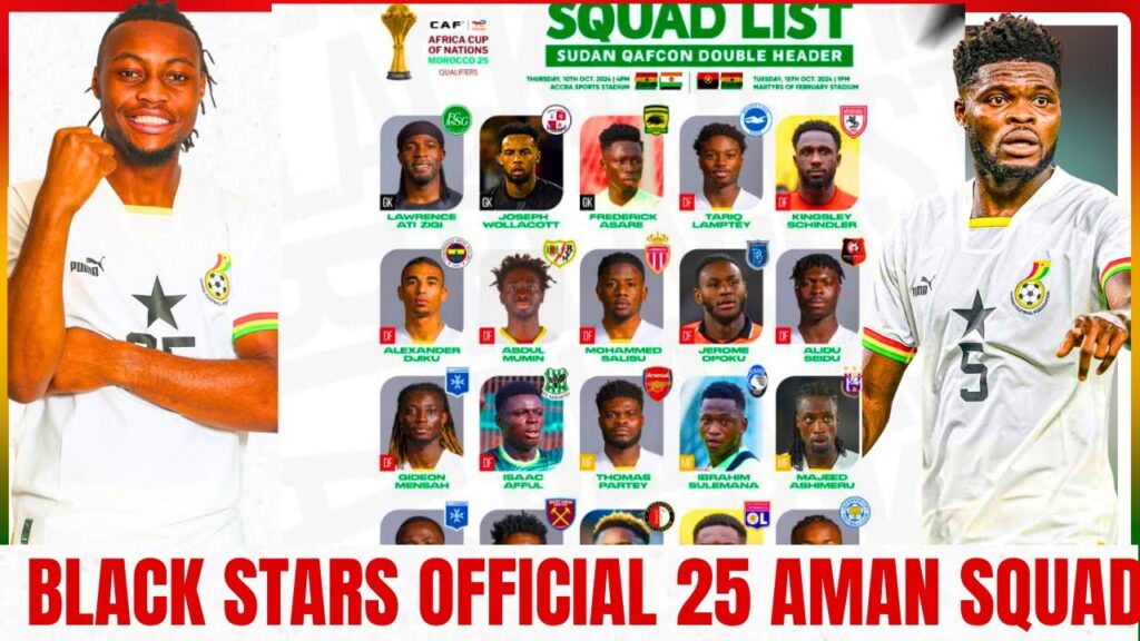 BREAKING: Black Stars coach name 25-man squad…Otto Addo to name OFFICIAL squad Friday
