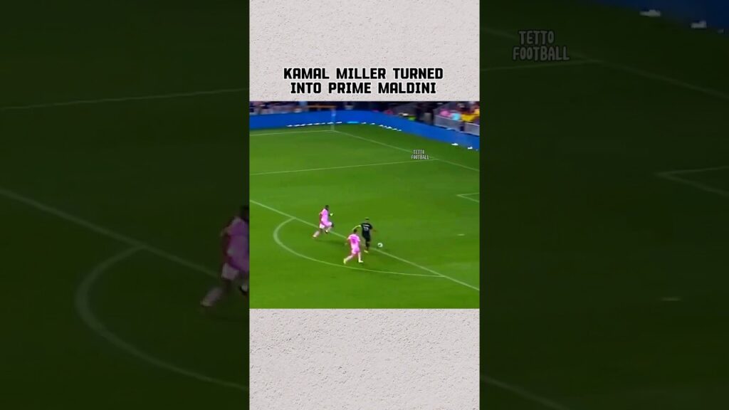 Kamal Miller turned into prime Maldini 🔥⚽️ #football #shorts