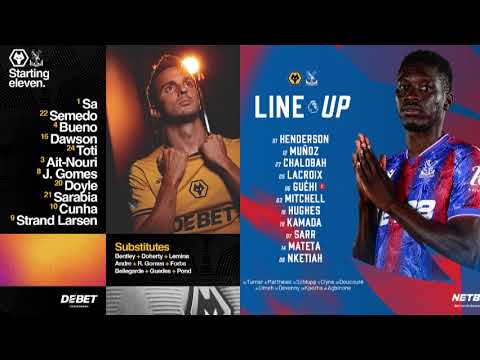 Wolverhampton Wanderers VS Crystal Palace - Premier League 2024/25 - BBC Radio 5 Live commentary