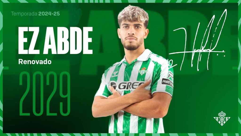 ¡Ez Abde renueva con el Real BETIS Balompié! 🖨️🦁🔥 | Panenkismo.