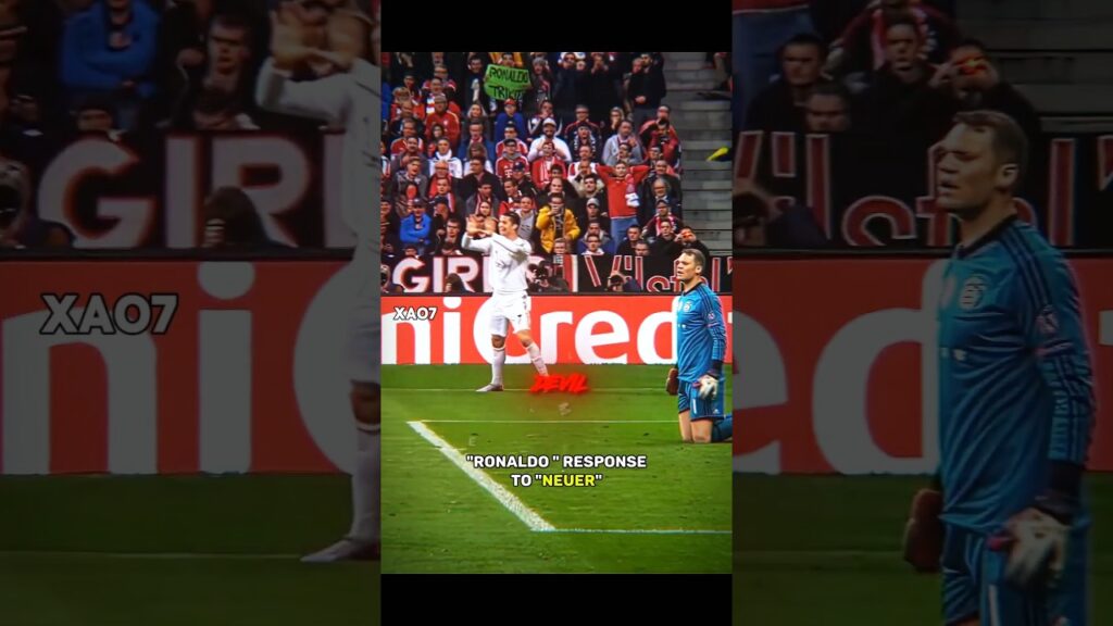 Manual Neuer's Nightmare☠️🥶 #shorts #ronaldo #messi #shortsvideo