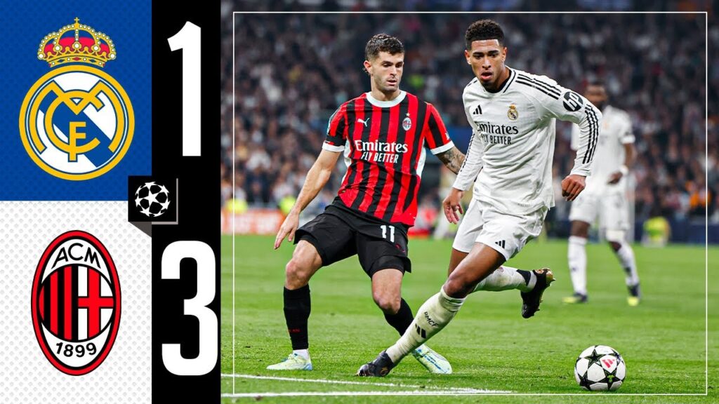 HIGHLIGHTS | Real Madrid 1-3 AC Milan | Champions League 2024/25