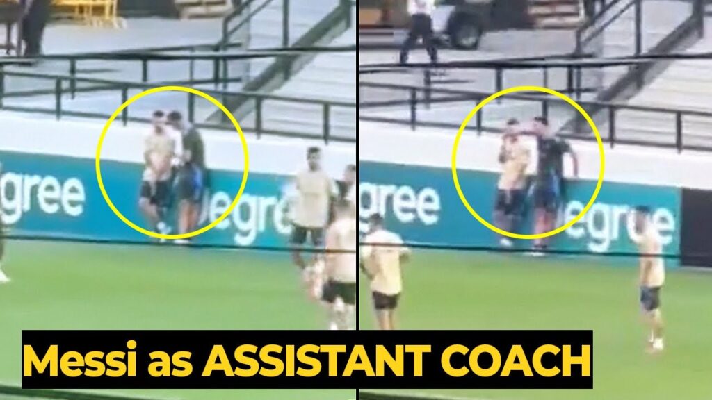 MESSI held deep conversation with Scaloni as Argentina first training ahead Canada | Football News