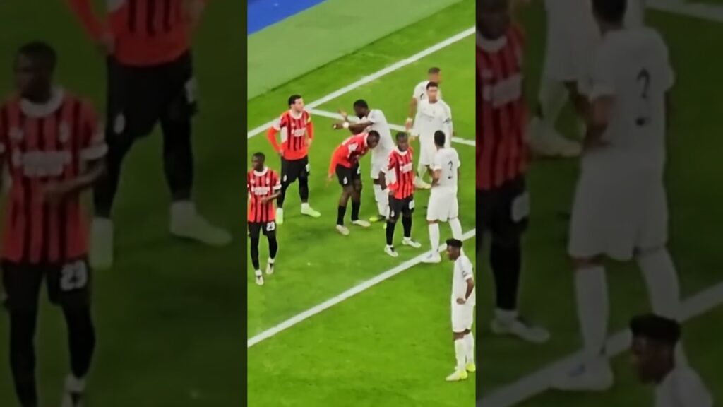 Real Madrid Youssouf Fofana fait à Rudiger du Rudiger à Haaland