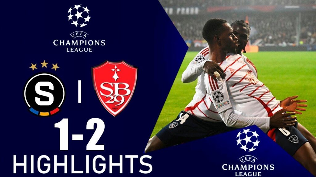 But Edimilson Fernandes | Sparta Praha vs Stade Brestois 1-2 Résumé | Ligue des Champions 2024/25
