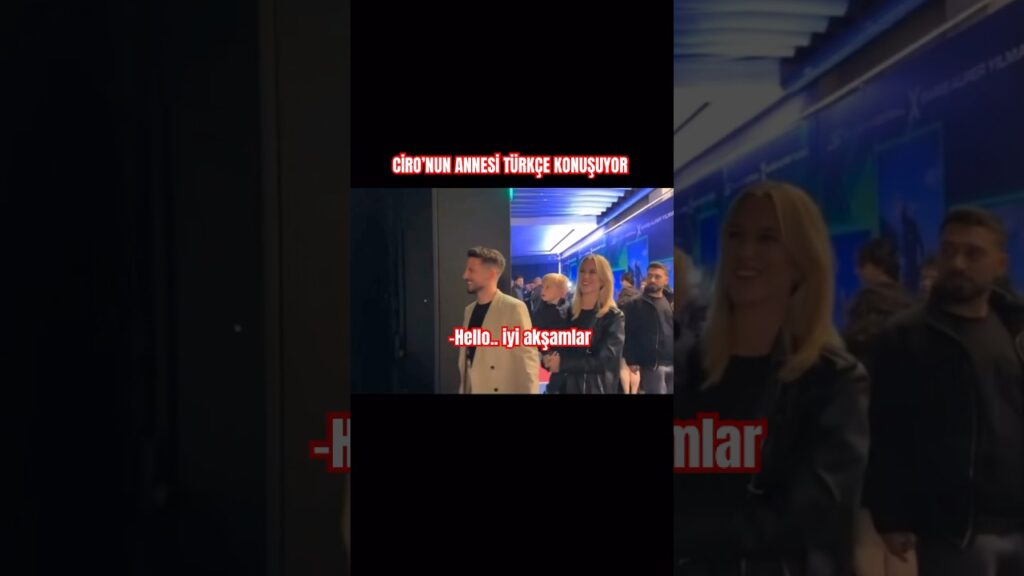 🇹🇷👋Mertens’in Eşi Türkçe Konuşuyor “İyi Akşamlar”