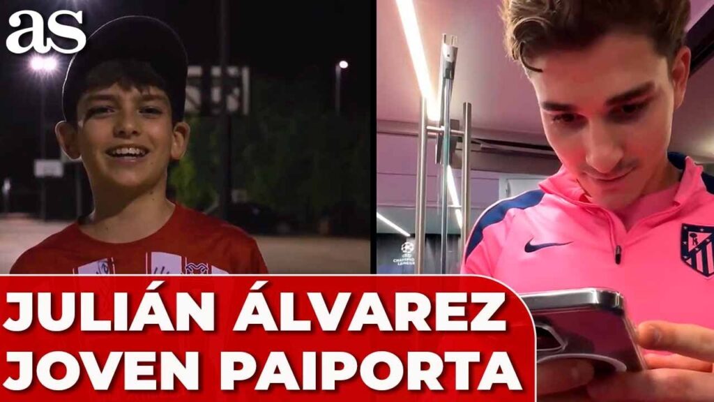 El PRECIOSO DETALLE de JULIÁN ÁLVAREZ con este JOVEN aficionado atlético de PAIPORTA