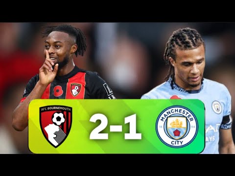 Bournemouth 2-1 Man City: Antoine Semenyo’s GOAL inspires win over Premier League Champions