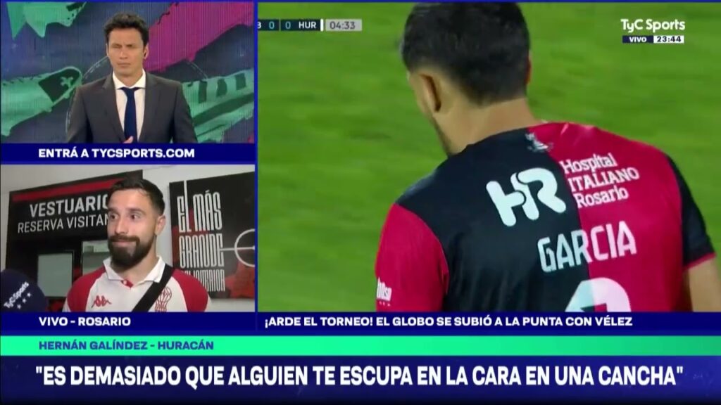 Hernán Galíndez mano a mano en TyC Sports Hernán Galíndez mano a mano en TyC Sports