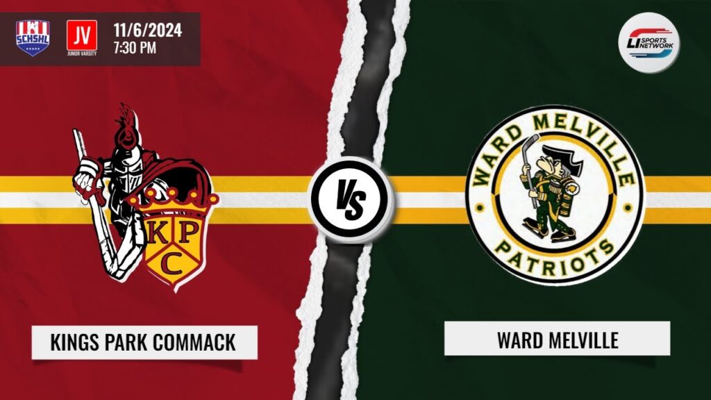 SCHSHL Junior Varsity Hockey | Kings Park Commack vs Ward Melville