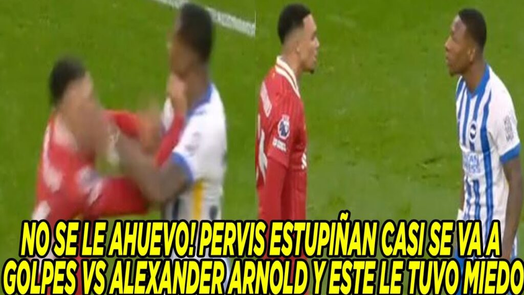 NO SE LE AHUEVO! PERVIS ESTUPIÑAN CASI SE VA A GOLPES VS ALEXANDER ARNOLD Y ESTE LE TUVO MIEDO