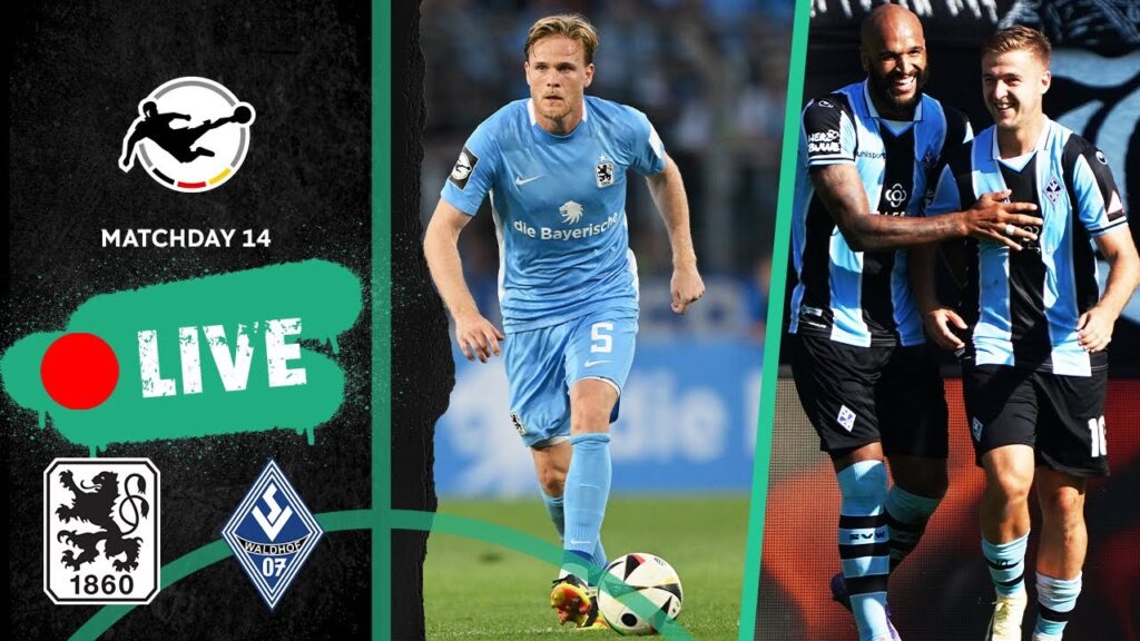 LIVE 🔴 1860 München vs. Waldhof Mannheim | Full Game | 3rd Division 2024/25