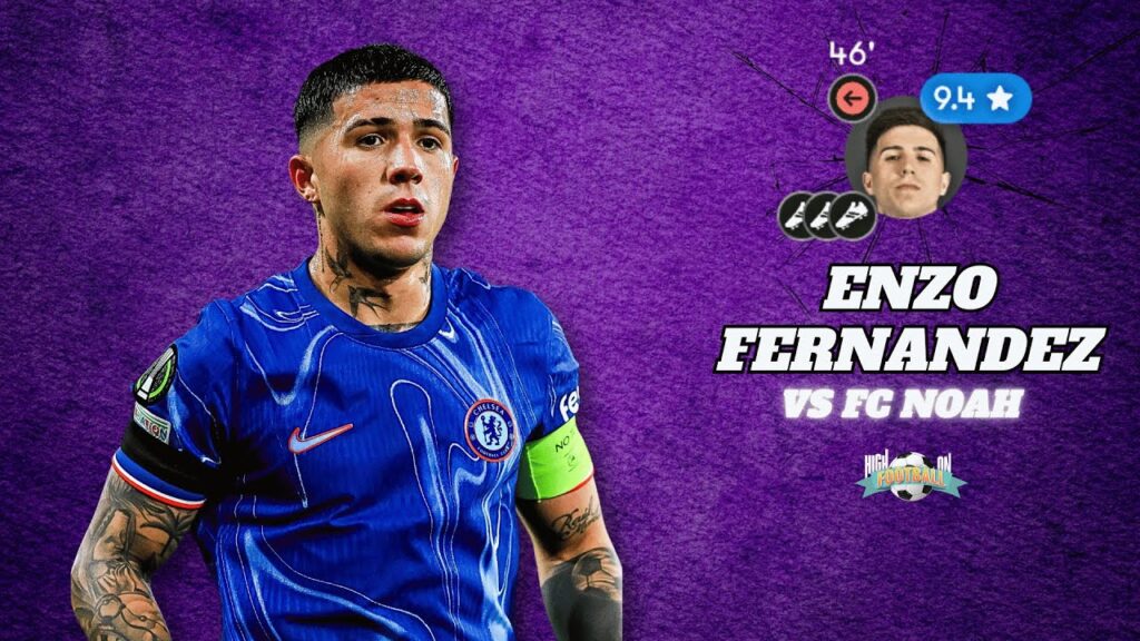 Enzo Fernandez Assist Hattrick against FC Noah! | Chelsea VS FC Noah Highlights