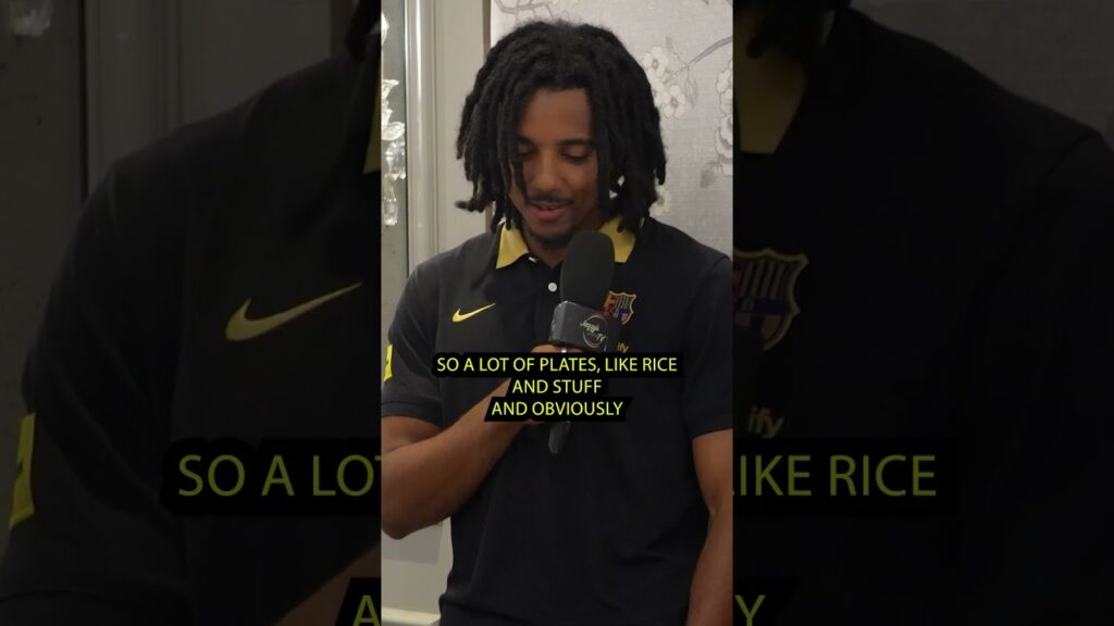 FC Barcelona player Jules Kounde talks about visiting his family in Africa and the culture of Benin FC Barcelona player Jules Kounde talks about visiting his family in Africa and the culture of Benin