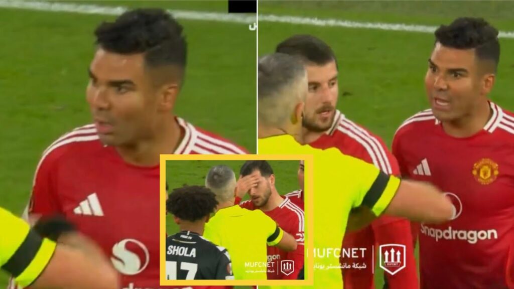 🔥 Casemiro vs Shoretire FURIOUS CLASH after Man United vs PAOK match | Man United vs PAOK highlights
