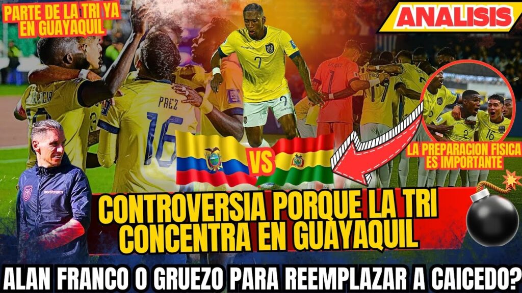 CONTROVERSIA PORQUE LA TRI CONCENTRA EN GUAYAQUIL - ALAN FRANCO O GRUESO PARA REEMPLAZAR A MOISES