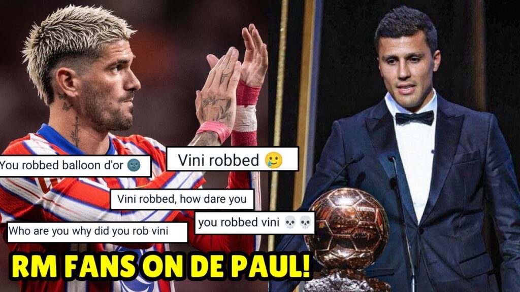 Real Madrid Fans Taunting Rodrigo De Paul After Ballon d'Or