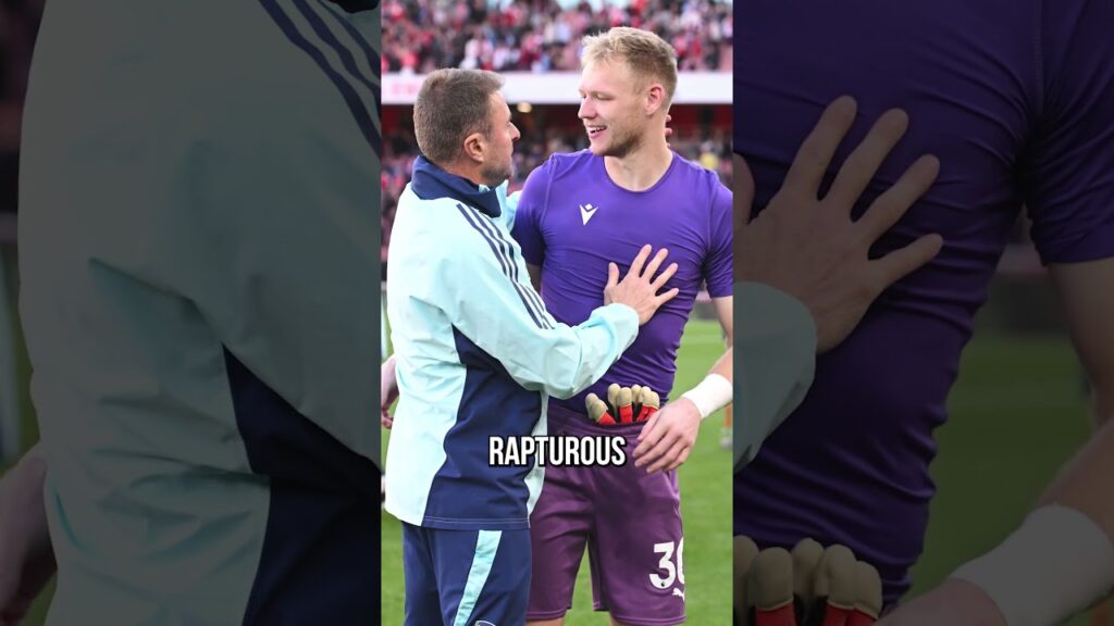 Aaron Ramsdale moved to tears by Arsenal fans...