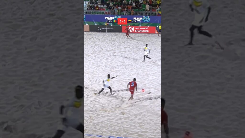 Beach Soccer Colombia vs Senegal 🔥 #football #skills #goals #fifa #beachsoccer #colombia #senegal
