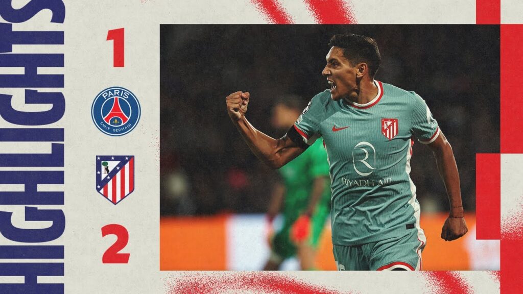 HIGHLIGHTS | PSG 1-2 Atlético de Madrid | Liga de Campeones - Jornada 4 | Temporada 2024-2025