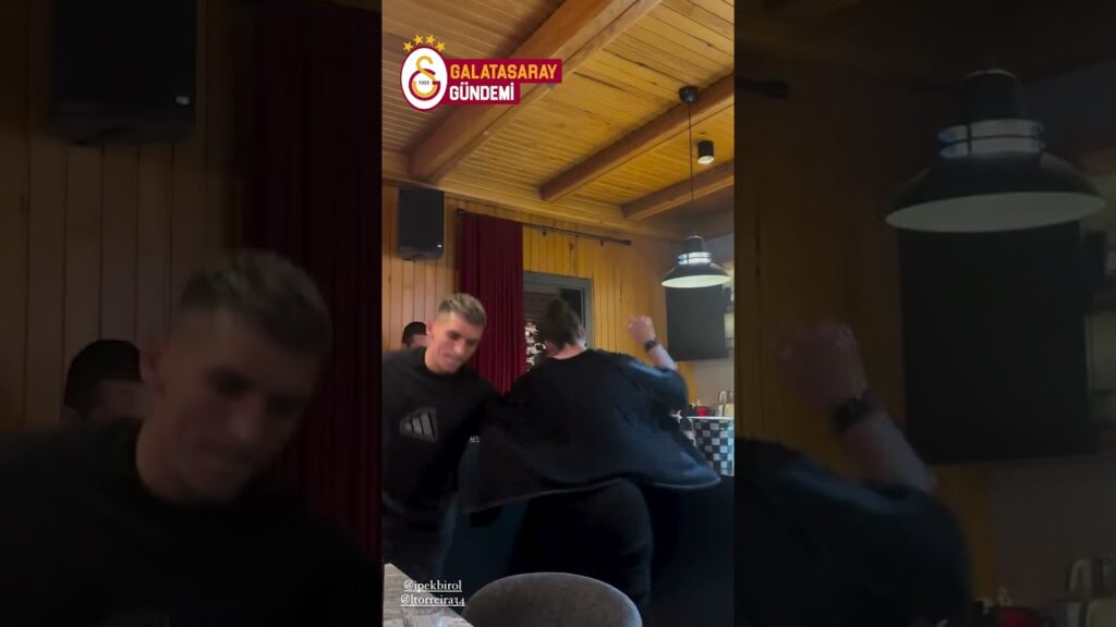 Lucas Torreira arkadaşlarıyla birlikte eğleniyor #shorts #galatasaray