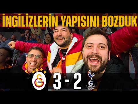 GALATASARAY 3 - 2 TOTTENHAM UEFA EUROPE LEAGUE MAÇINA ÇILGIN STADYUM MAÇ TEPKİSİ