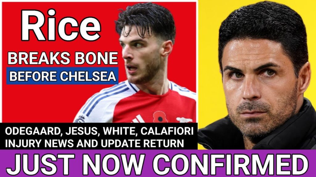 BREAKING🚨 Arsenal given Declan Rice injury update for Chelsea clash as Mikel Arteta plan dealt major