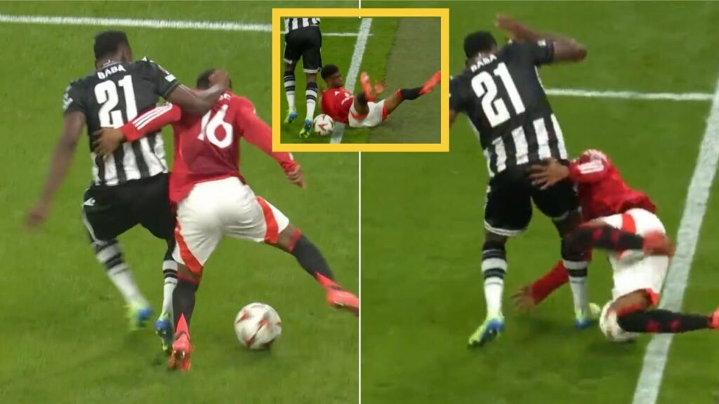 🤔 Manchester United are ROBBED OF PENALTY as PAOK's Abdul Baba bring AMAD DIALLO down in the box ?
