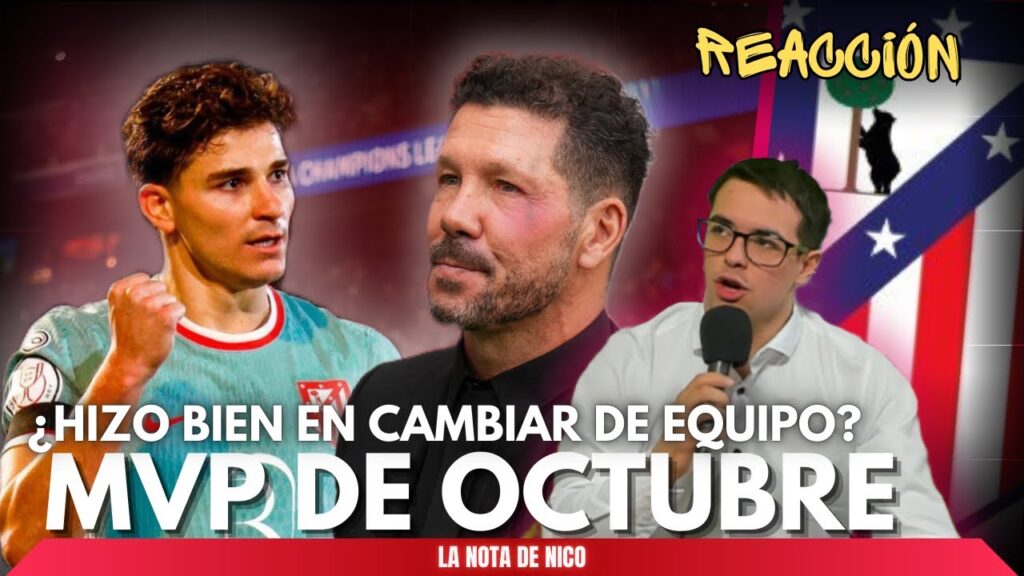 🚨 ¿Es JULIÁN ÁLVAREZ el FUTURO de ATLÉTICO de MADRID? "CHOLO SIMEONE lo POTENCIÓ más que GUARDIOLA"