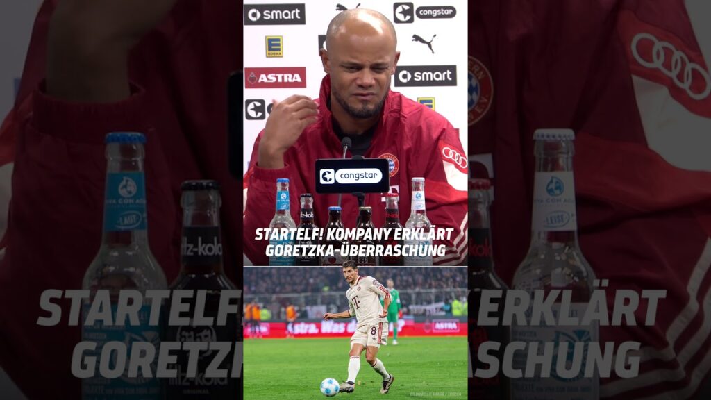 Kompany überrascht mit Aussage zu Goretzka #shorts #fcbayern #kompany #goretzka #bundesliga #sport1