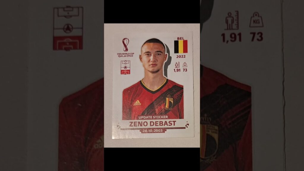 Zeno Debast Panini Sticker Update @Fußball_Sticker6284