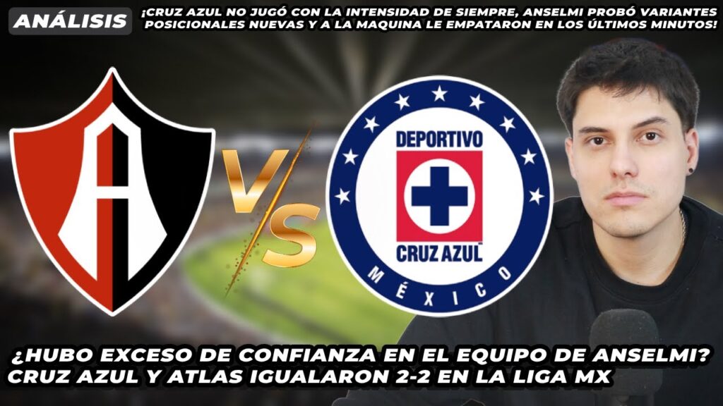 ¡Golazo de Alexis Gutiérrez! ¡No pudieron ganar los de Anselmi! | Atlas 2-2 Cruz Azul | Liga MX