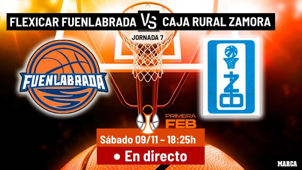 PRIMERA FEB | Jornada 7: Flexicar Fuenlabrada vs Caja Rural Zamora (Sábado 09/11 – 18:25h)