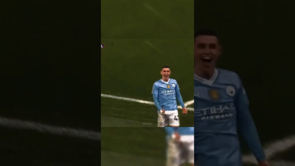 Phil Foden 😈🔥 vs Aston Villa (Hat Trick) #football #shorts #goal #foden #manchestercity #hattrick