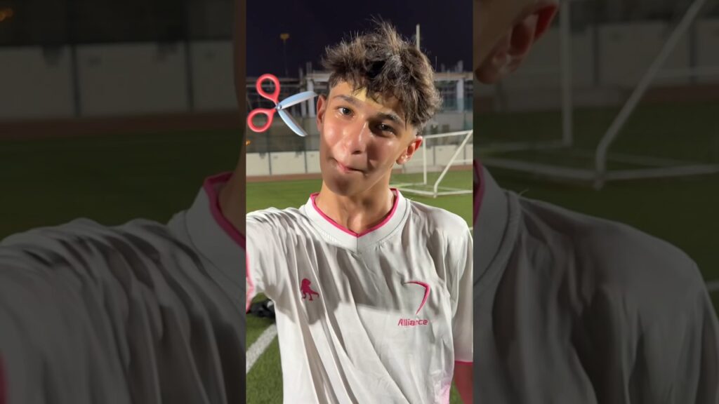 The best haircut 💇‍♂️in town? #mehransdinosaurs #football #soccer