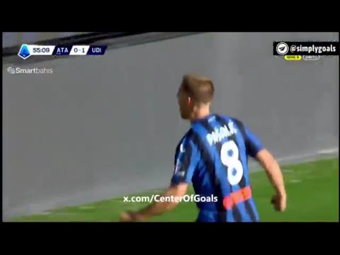 Gol di Mario Pasalic, Atalanta-Udinese (2-1) Tutti i gol e gli highlights estesi