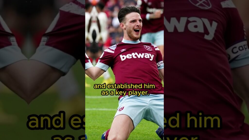 Declan Rice From West Ham Star to Arsenal’s Midfield Maestro #DeclanRice #PremierLeague #Arsenal