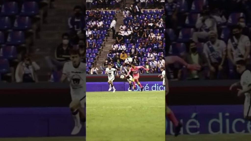 Talavera sale jugando hasta media cancha #talavera #pumasmx #futbolskills #regates #portero #ligamx