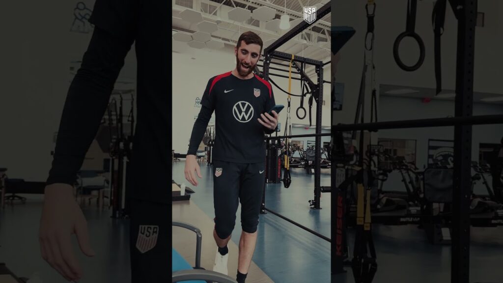 Recovery is key 🔑 Follow along for Matt Turner's post-training routine. #USMNT x @MarriottBonvoy
