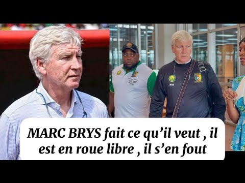 Marc Brys est en roue libre , il fait ce qu’il veut , il s’en fout