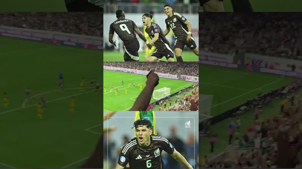 Así fue se festejó el gol Gerardo Arteaga.