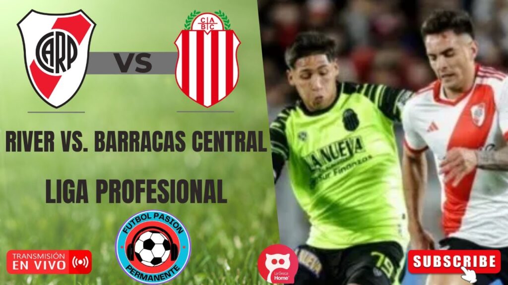 RIVER vs. BARRACAS  EN VIVO ⚽ LIGA PROFESIONAL⚽ FECHA 22