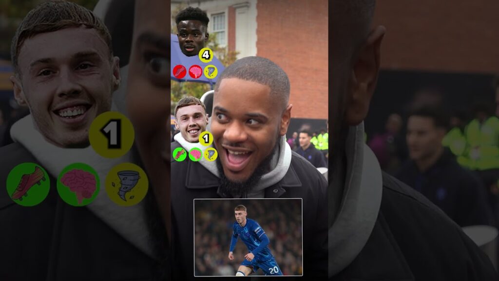 Chelsea fans build their perfect player between Palmer and Saka ⚽